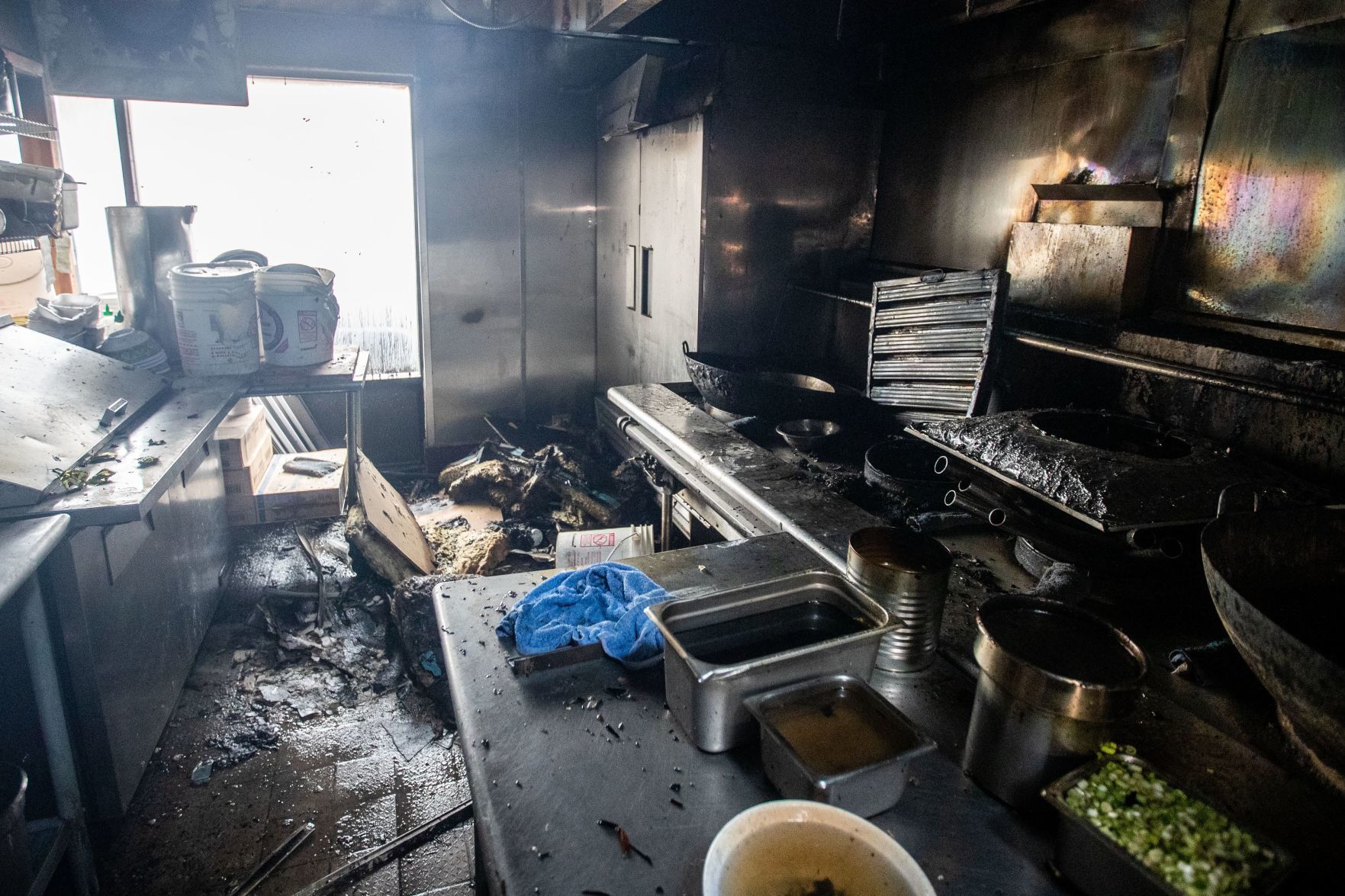 Three Happiness restaurant fire